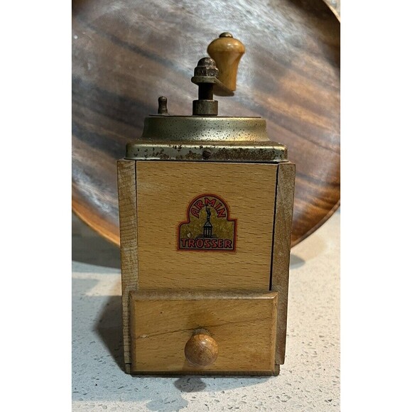VINTAGE GERMANY ARMIN TROSSER COFFEE GRINDER MILL